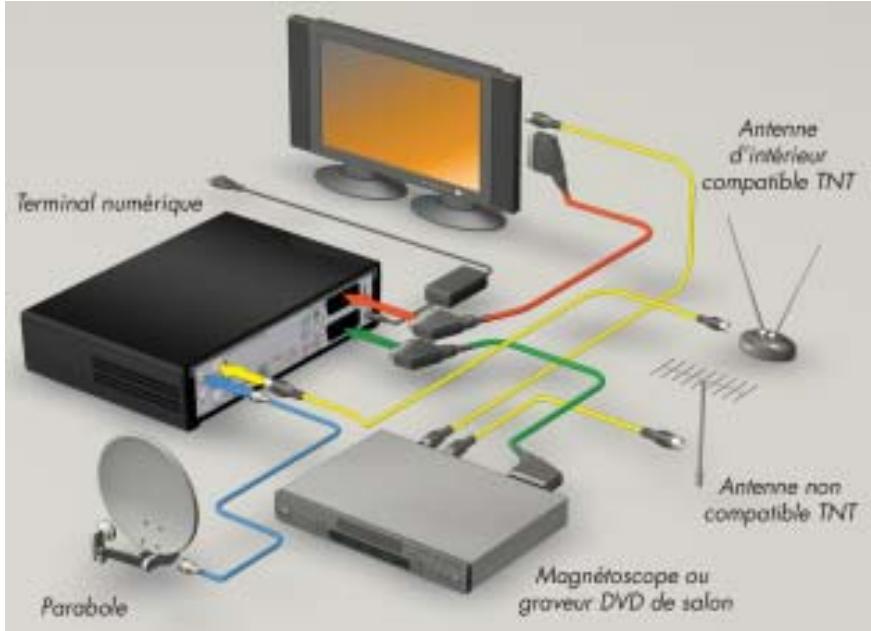 CANALSAT MEDIASAT MAX - CAS C : ANTENNE SATELLITE ET ANTENNE HERTZIENNE NON COMPATIBLE TNT - 1