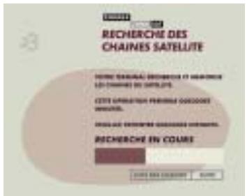CANALSAT MEDIASAT MAX - ETAPE C: MEMORISATION DES CHAINES DU SATELLITE - 3