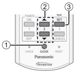 PANASONIC CU-E9PFE - Colocacion las pilas - 1