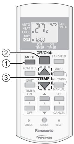 PANASONIC CU-E9PFE - Impostazione dell'orario - 1