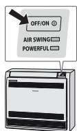 PANASONIC CU-E9PFE - Botón de ENCENDIDO/APAGADO automatístico (Auto OFF/ON) - 1