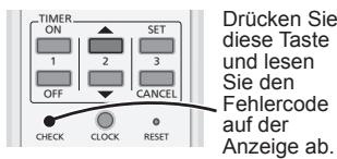 PANASONIC CU-E9PFE - Das Gerät bleibt stehen, und das TIMER-Symbol blinkt. - 2
