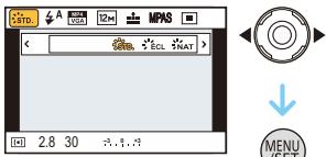 PANASONIC DMC FZ200 - Utilisation du menu rapide - 2