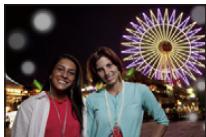 PANASONIC DMC FZ200 - Des points ronds blancs ressemblant à des bulles de savon apparaisent sur la photo enregistrée. - 1