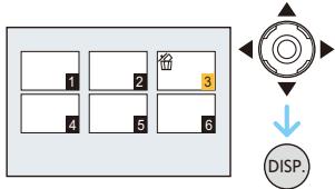 PANASONIC DMC FZ200 - Pour supprimer plusieurs images ou toutes les images - 1