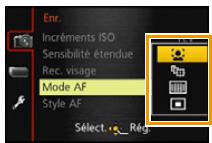 PANASONIC DMC FZ200 - Appuyez sur / ou tournez la molette arrrière pour selectionner les réglages. - 1