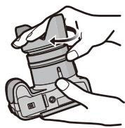 PANASONIC DMC FZ200 - Mise en place du parasoleil DMC-FZ200 - 3