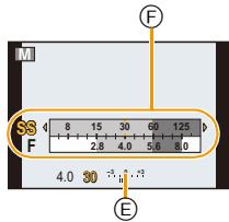 PANASONIC DMC FZ200 - Tournez la molette arrêté pour régler l'ouverture et la vitesse d'obturation. - 1