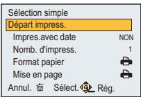 PANASONIC DMC FZ200 - Pour selectionner une seule photo et l'imprimer - 2
