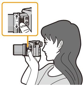 PANASONIC DMC FZ200 - Pour contrôler le zoom à l'aide du levier lésral - 1