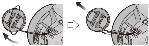 PANASONIC DMC FZ200 - Mise en place du capuchon d'objetif - 2