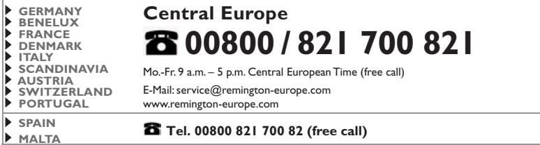 REMINGTON R7130 - INTERNATIONAL SERVICE CENTRE - 19