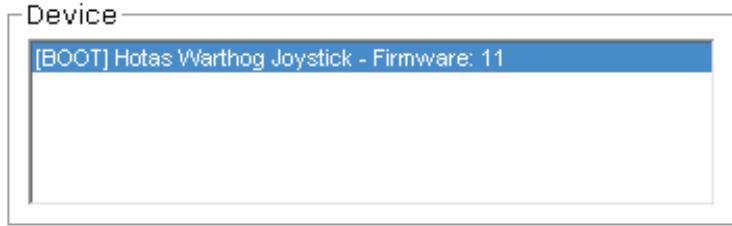 THRUSTMASTER HOTAS WARTHOG - 5) Procedimiento deactualización del firmware - 3