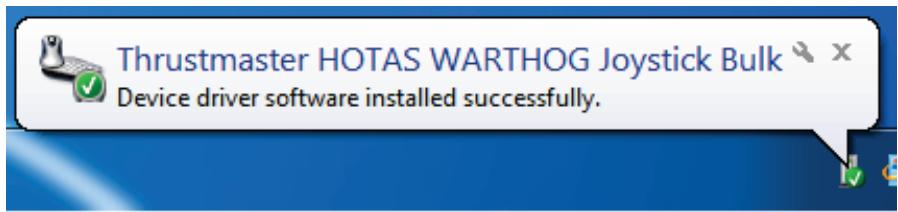 THRUSTMASTER HOTAS WARTHOG - 3b) Installing the Throttle Bulk driver - 3