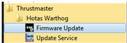 THRUSTMASTER HOTAS WARTHOG - 5) Procedimento deactualização do firmware - 1