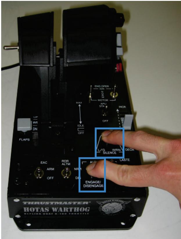 THRUSTMASTER HOTAS WARTHOG - 3b) Instalación del controlador Bulk del mando de potencia - 1