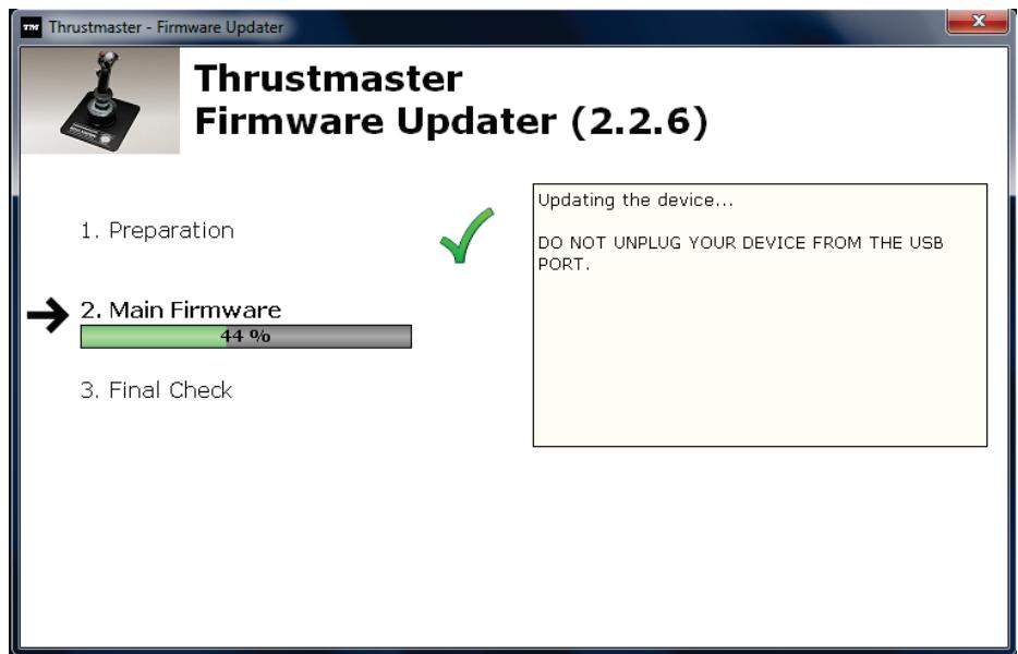 THRUSTMASTER HOTAS WARTHOG - NE Deconnectez PAS le périphérique du port USB. - 1