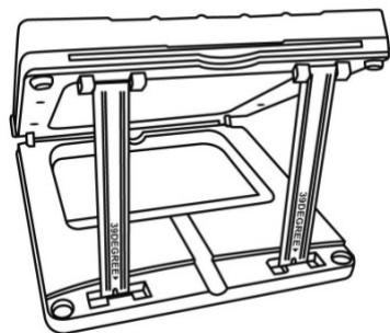 THRUSTMASTER MFD COUGAR PACK - ADJUSTING THE ANGLE TO 39 DEGREES - 4