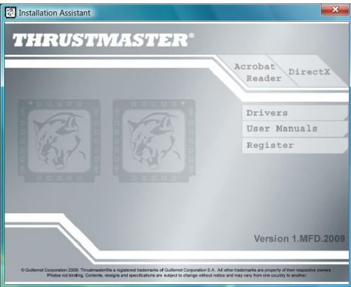 THRUSTMASTER MFD COUGAR PACK - Tpe6oBaHnK cnCTeMe: - 1