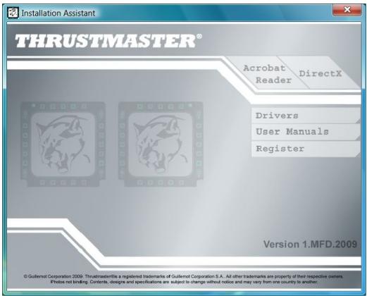 THRUSTMASTER MFD COUGAR PACK - System requirements: - 1