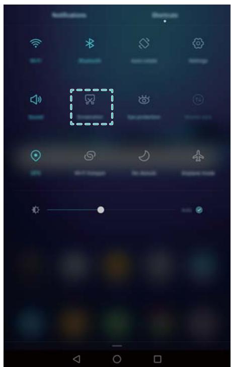 HUAWEI MEDIAPAD M3 - En utilisant le bouton de raccourci de capture d'écran - 1