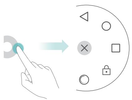 HUAWEI MEDIAPAD M3 - Utiliser le menu flottant - 1