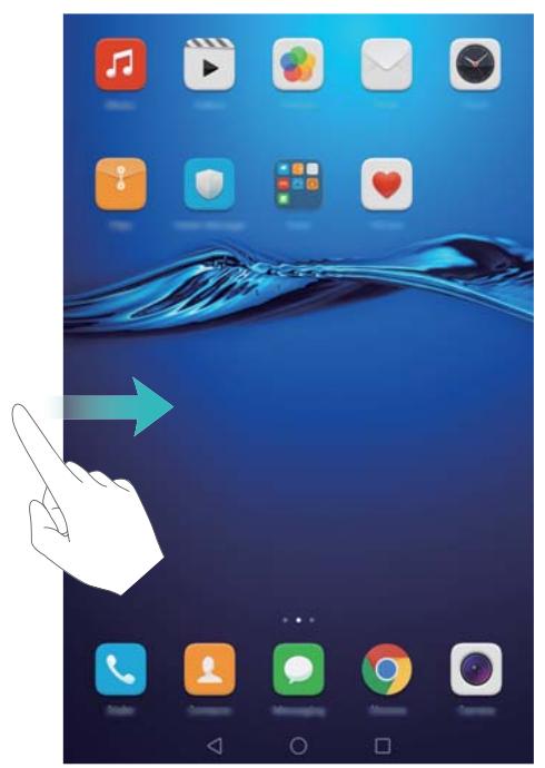 HUAWEI MEDIAPAD M3 - Passage d'un écran d'accueil à l'autre - 2