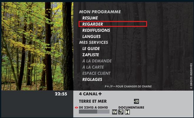 CANAL PLUS ADSL BBOX - INFORMEZ-VOUS SUR LE PROGRAMME QUE VOUS REGARDEZ - 1