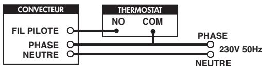 OTAX THERMOSTAT TPH11 - 5- Branchement chauffage électriche - 1