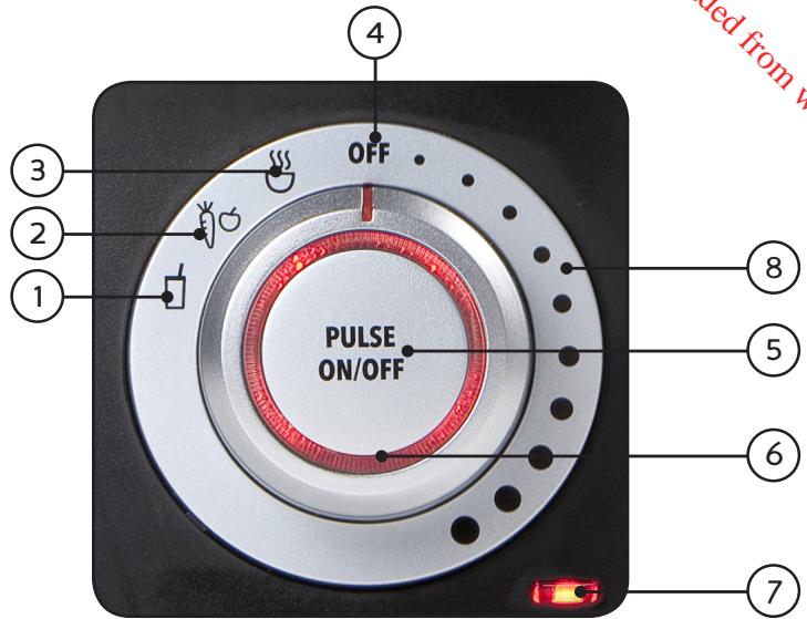 DOMO DO486BL - CONTROL KNOB - 1