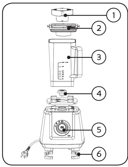DOMO DO486BL - SOUÇÁSTI PRISTROJE - 1