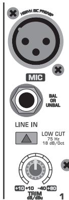 BEHRINGER XENYX 1204 - CANAUX MONO - 1