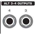 BEHRINGER XENYX 1204 - Sorties Main Mix, Alt 3-4 et Control Room - 2