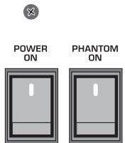 BEHRINGER XENYX 1204 - Commutateur POWER - 2