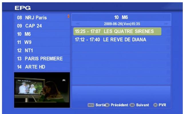 STOREX DIVA BOX - Enregistrement programme - 2