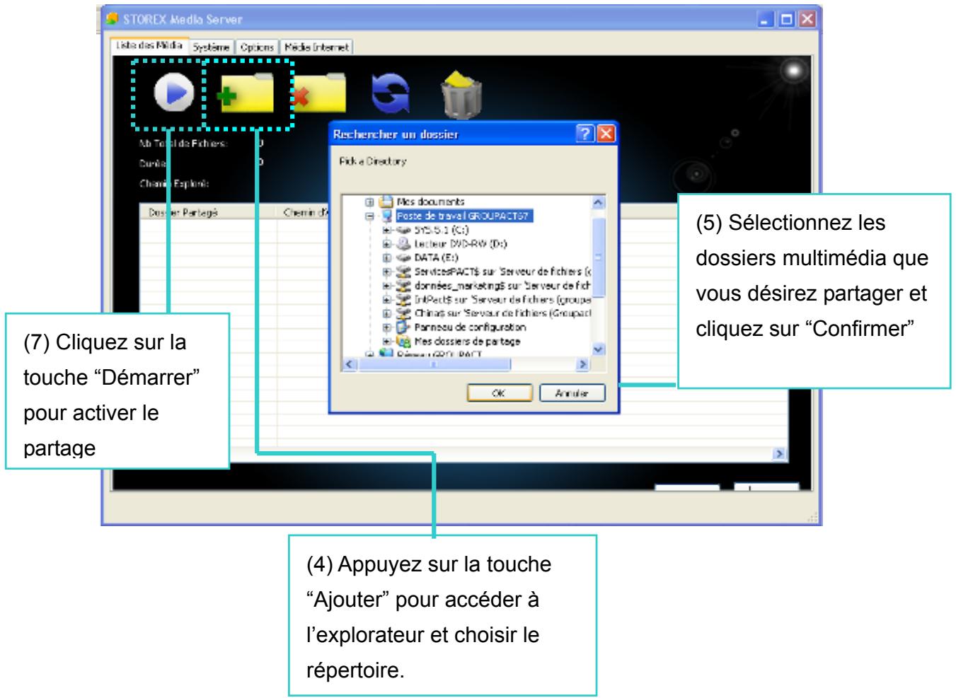STOREX DIVA BOX - Utilisation d'un peripherique de stockage - 6