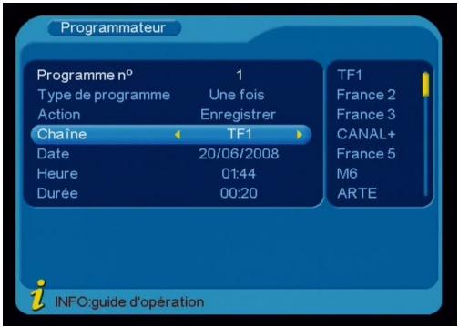 STOREX MPIX-331R - Programmer un enregistrement - 6