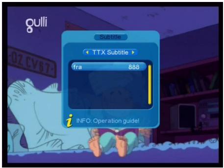 STOREX MPIX-331R - Comment utiliser les sous-titres - 1