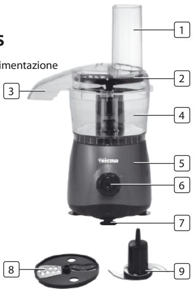 TRISTAR BL-4014 - DESCRICAO DAS PEÇAS - 1