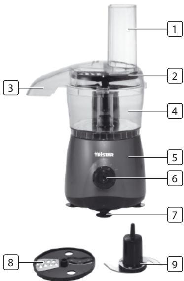 TRISTAR BL-4014 - PARTS DESCRIPTION - 1