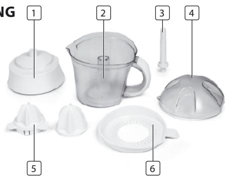 TRISTAR CP-2251,  CP-2263 - TEILEBESCHREIBUNG - 1