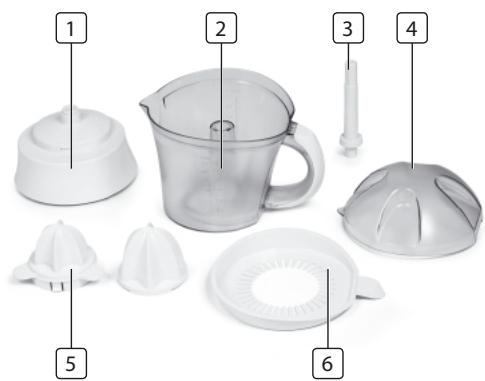 TRISTAR CP-2251,  CP-2263 - BESKRIVNING AV DELAR - 1