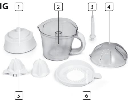 TRISTAR CP-2263 - TEILEBESCHREIBUNG - 1