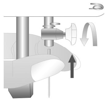 TRISTAR SM-6000 - Insert or change the needle - 2