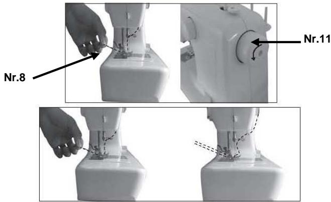 TRISTAR SM-6000 - Aanbrengen van de onderdraad - 4