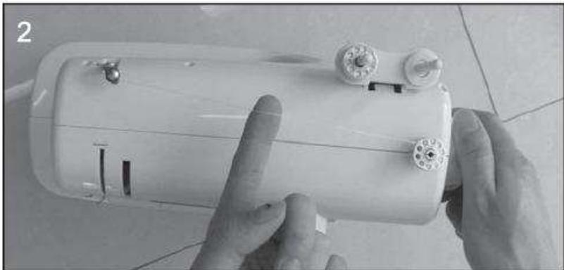 TRISTAR SM-6000 - Opwinden van de spoel. - 2