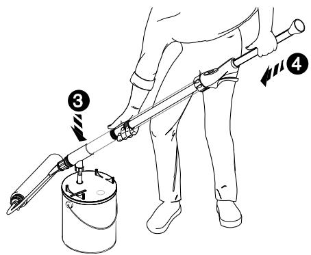 WAGNER PAINTMATE PLUS - REGRESAR EL EXCESO DE PINTURA AL BOTE - 2