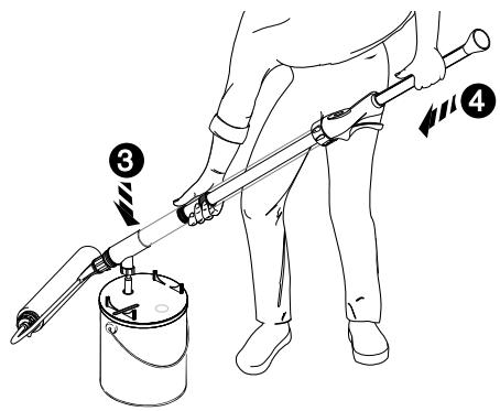 WAGNER PAINTMATE PLUS - PURGE DU PRODUIT RESTANT - 2