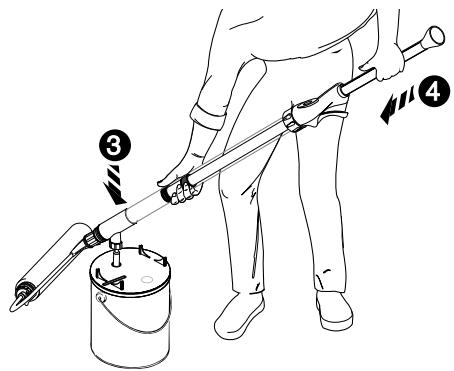 WAGNER PAINTMATE PLUS - RETURNING EXCESS PAINT TO PAINT CAN - 2