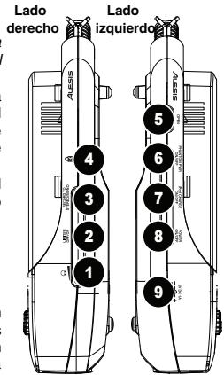 ALESIS PRO TRACK - CHARACTERISTICAS DEL PANEL LATERAL - 4